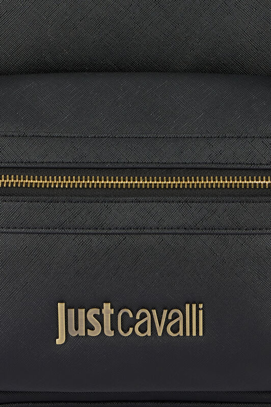 JC Black Just Cavalli Logo Backpack JC Black Just Cavalli Logo Backpack BLACK VFB015-VF547