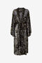 RC Robe De Chambre Vaporeuse Avec Motif Floral RC Robe De Chambre Vaporeuse Avec Motif Floral Noir VQT502-FC006