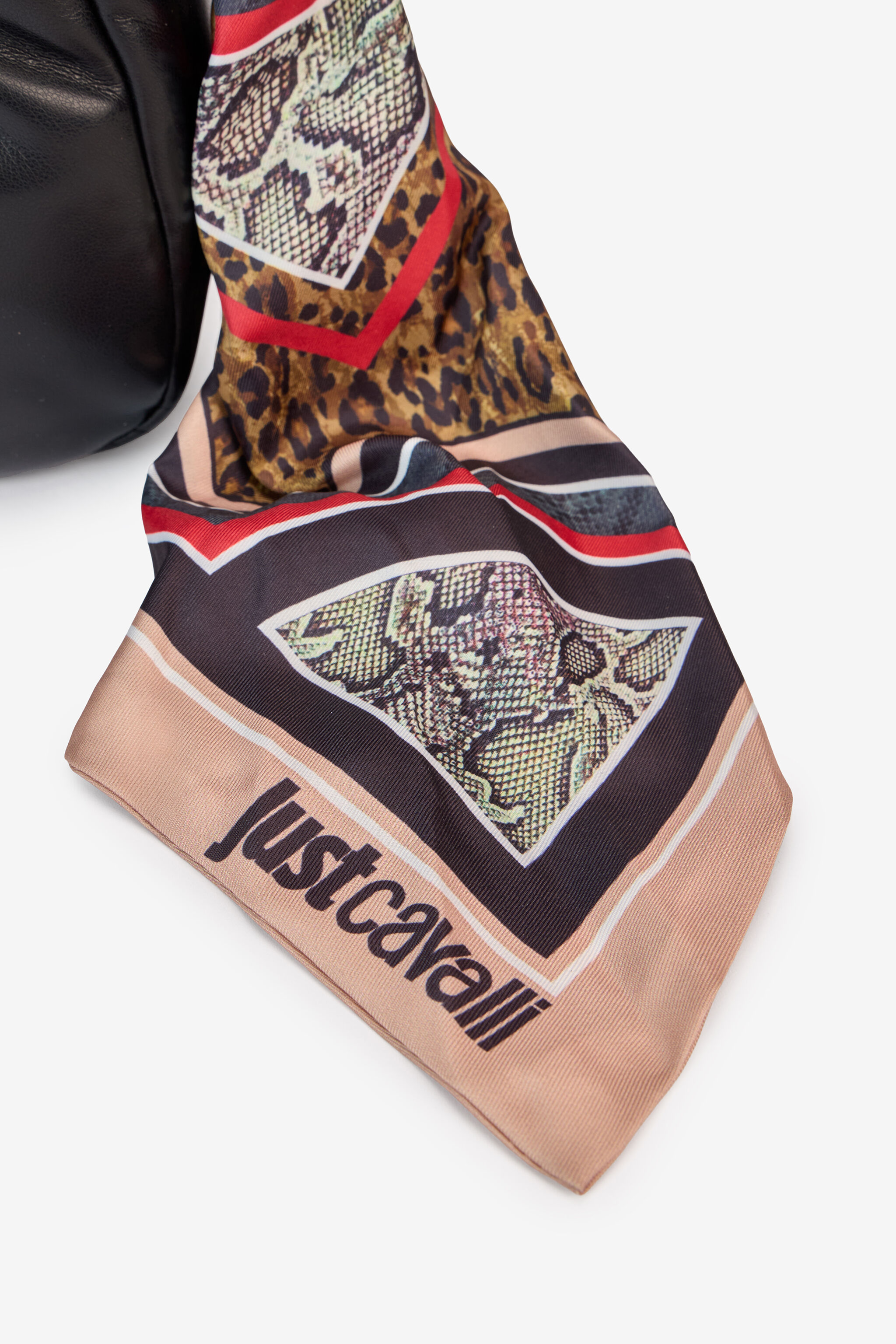 JC Just Cavalli Glamorous Shoulder Bag JC Just Cavalli Glamorous Shoulder Bag BLACK VFB066-VF827