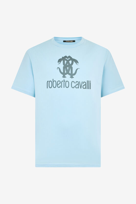 RC Light Blue T-Shirt with Monogram RC RC Light Blue T-Shirt with Monogram RC LIGHT BLUE QOT60D-JD060