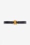 RC Leather Belt with Logo Buckle RC Leather Belt with Logo Buckle Black UWC004-PZ796