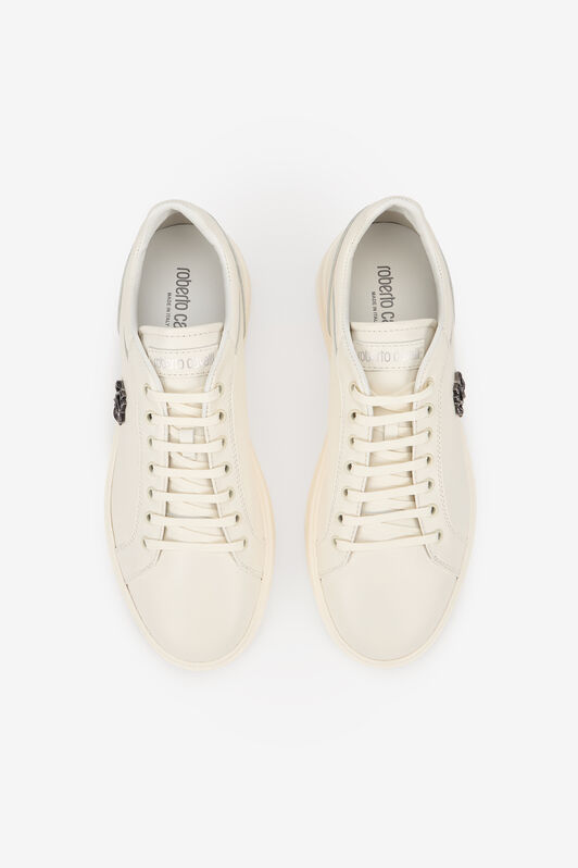 RC Sneakers avorio con monogramma RC RC Sneakers avorio con monogramma RC WHITE TOS00I-PZC15