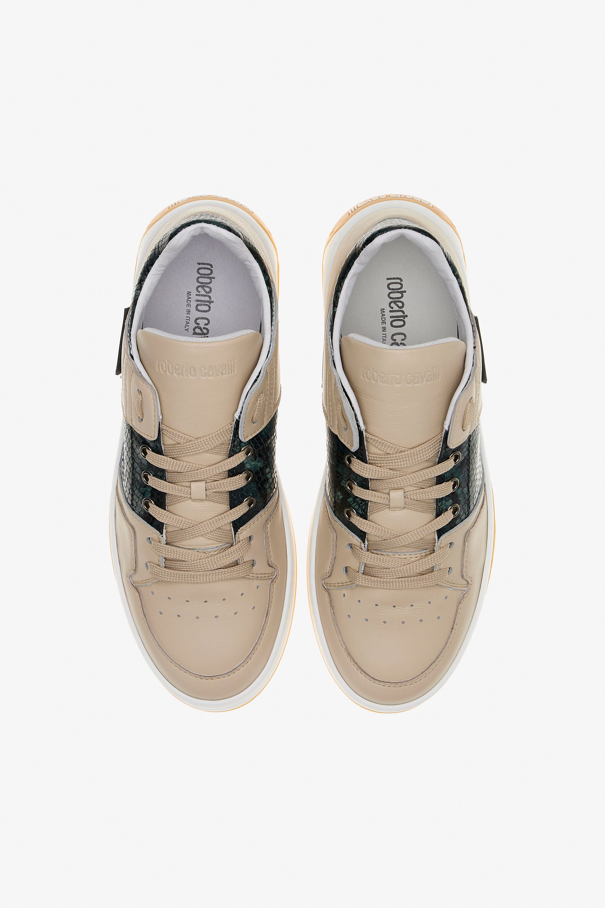 RC Sneakers con logo RC RC Sneakers con logo RC Marrone chiaro SRS046-PN003
