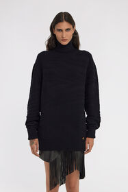 RC Turtleneck Sweater Schwarz TKM622-MQ001