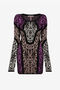 RC Animal print panelled minidress RC Animal print panelled minidress Purple QKM104-MI150