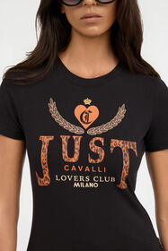 JC Camiseta con Estampado Lovers Club BLACK VFT197-VF320