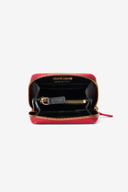 RC Small Antique Rose Crocodile-Effect Wallet ANTIQUE ROSE VKA006-PZ975