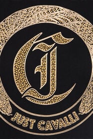 JC T-Shirt Nera BLACK/GOLD VFT180-VF303