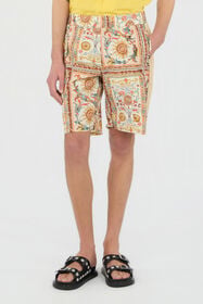 JC Shorts con Estampado Persian Tarot 744 BEIGE + 217 AZZU WFT022-WF049