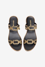 RC Gold And Black Sandals BLACK/GOLD WKS007-PA064