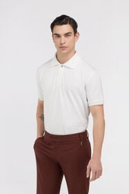 RC Weißes Poloshirt Mit Monogram RC Weiß SRT64B-KB002
