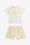 JU Ensemble En Coton Imprimé Monogram Zebra JU Ensemble En Coton Imprimé Monogram Zebra IVORY WJT809-JFR11