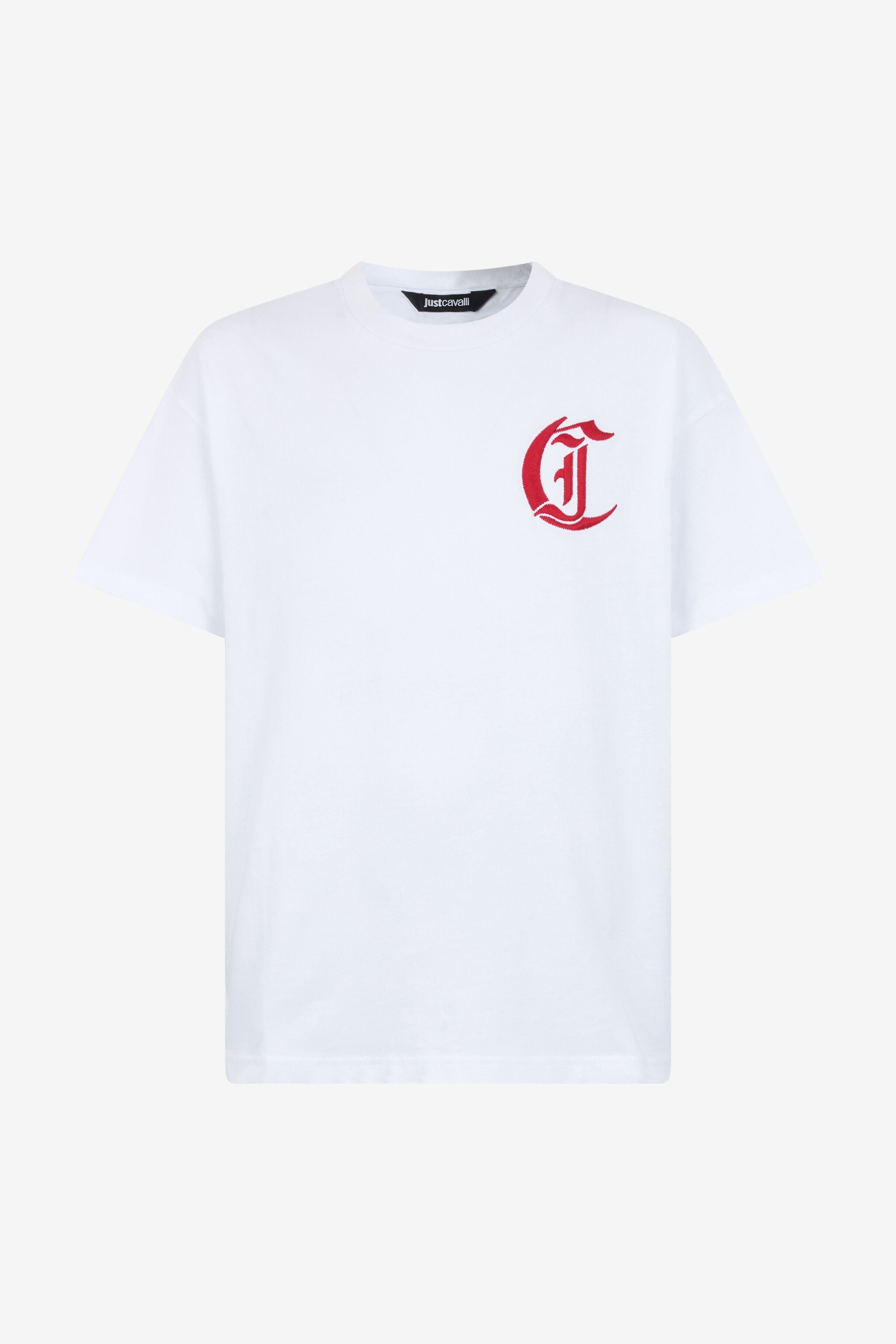 JC T-Shirt With JC Monogram JC T-Shirt With JC Monogram White TFT039-TF056