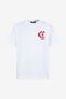 JC T-Shirt With JC Monogram JC T-Shirt With JC Monogram White TFT039-TF056