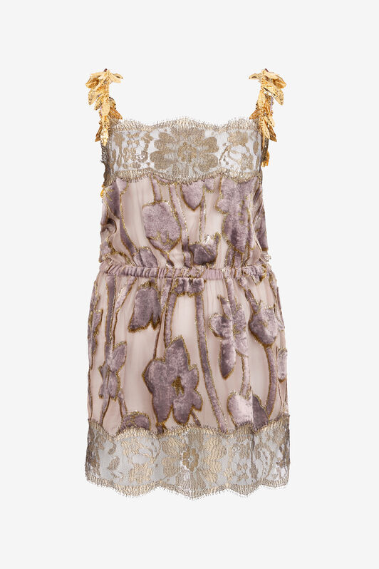 RC Minirobe Nude Avec Motif Floral NUDE VWT144-FC007