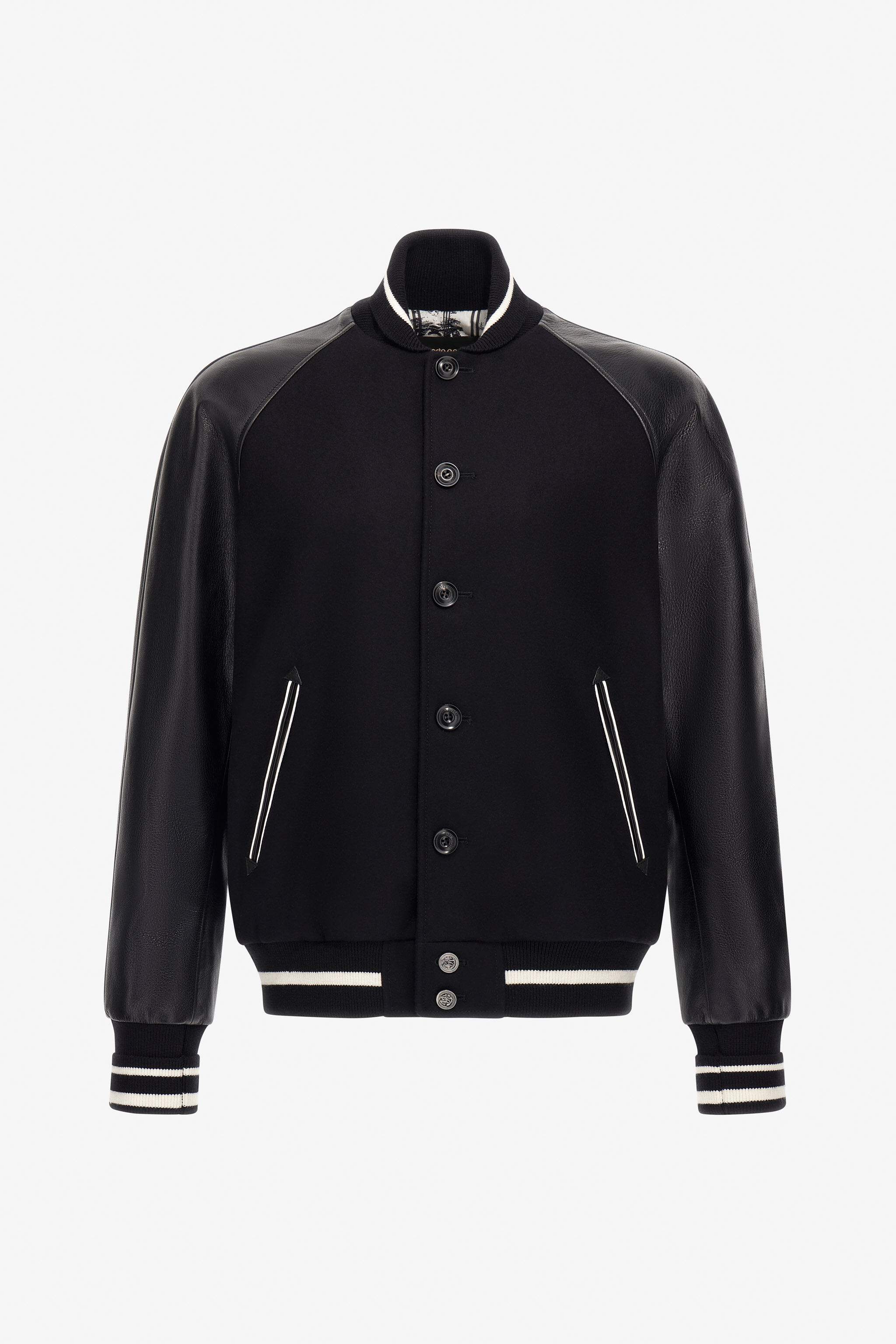 RC Contrast Bomber Jacket RC Contrast Bomber Jacket Black TRP465-WH001