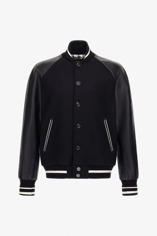 RC Contrast Bomber Jacket RC Contrast Bomber Jacket Black TRP465-WH001