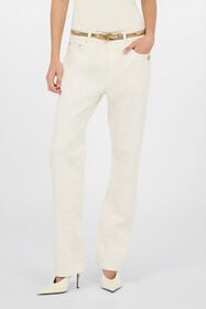RC White Straight-Leg Jeans with Scale Print WHITE WWJ200-DAS36