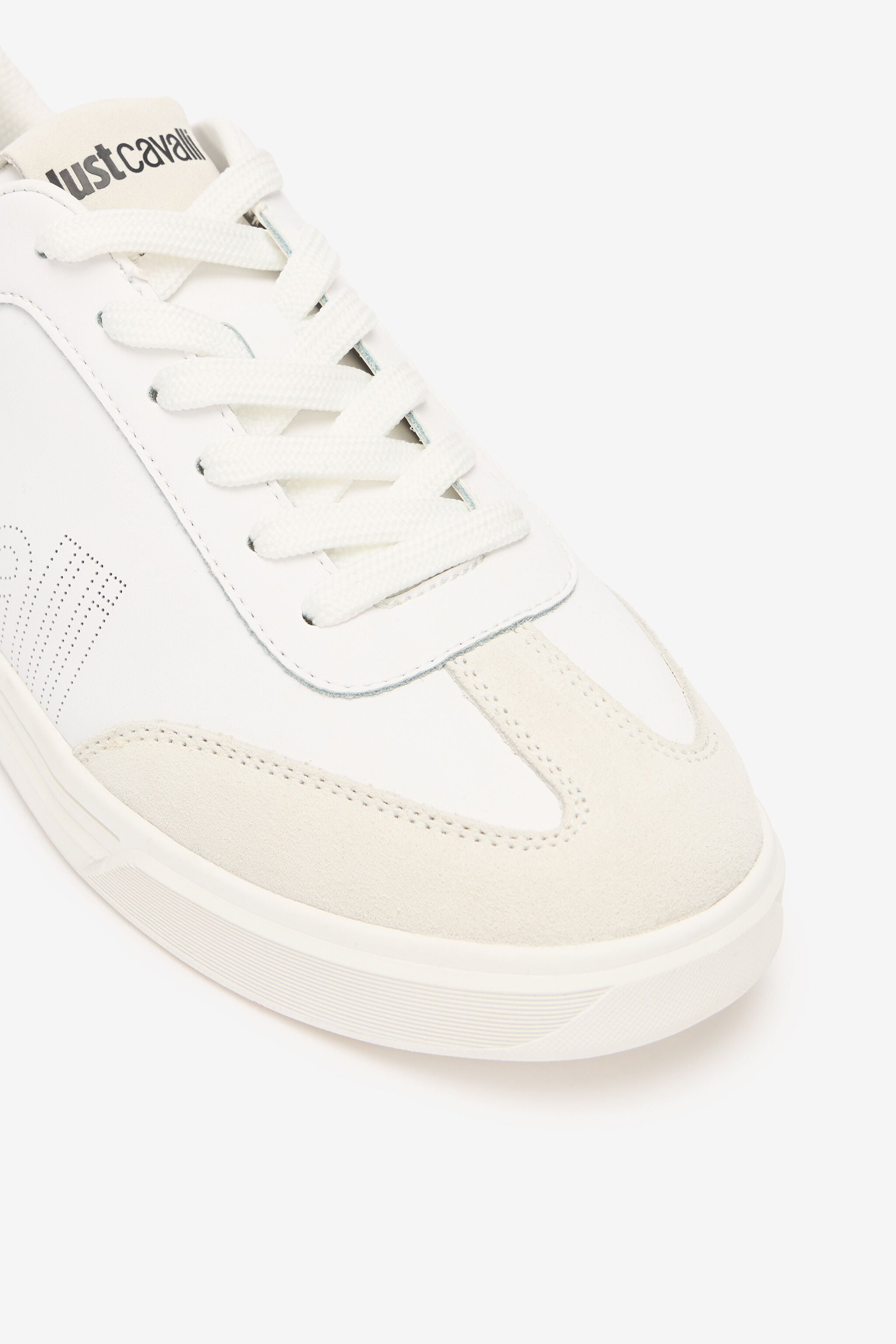 JC Sneakers With Perforated Logo JC Sneakers With Perforated Logo White UFS017-UF292