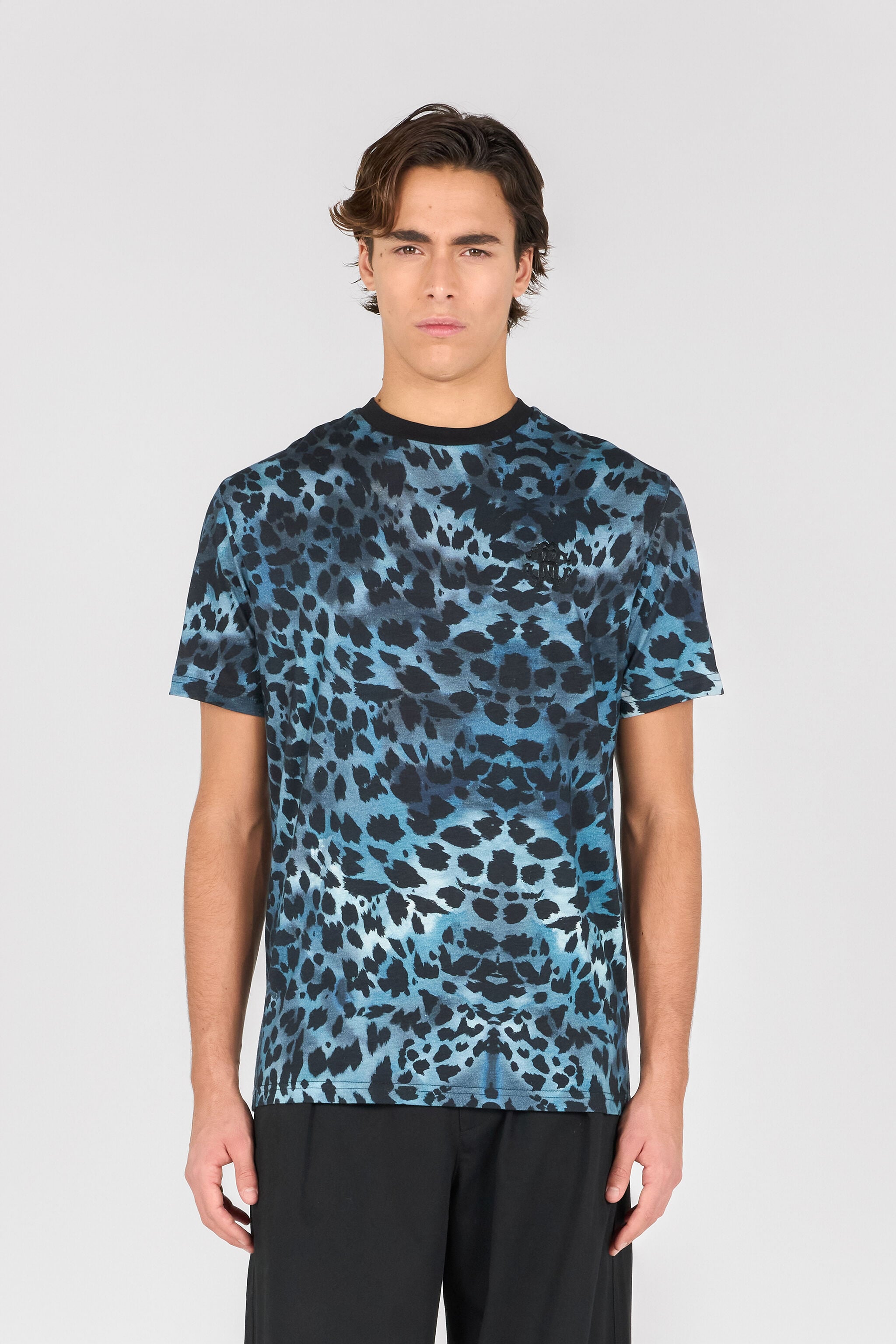 RC T-Shirt Mit Print Jaguar Skin RC T-Shirt Mit Print Jaguar Skin BLUE OOT60J-JFO63