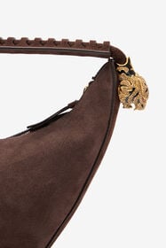 RC Suede Hobo Roar Bag Brown VKB006-PC002