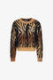 JC Just Cavalli crew neck sweater JC Just Cavalli crew neck sweater Light Brown TFM017-TF142