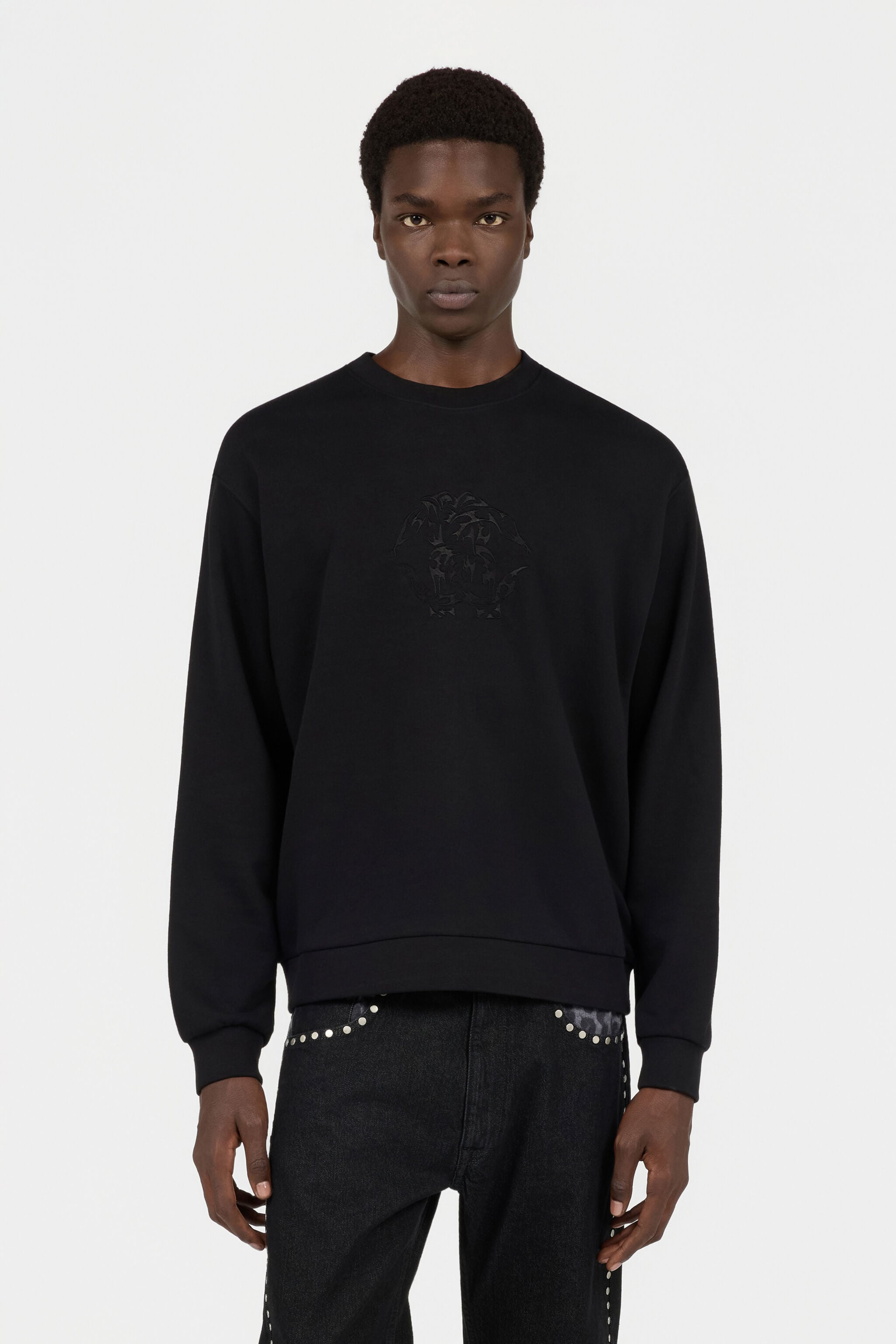 RC Sudadera Negra de Cuello Redondo RC Sudadera Negra de Cuello Redondo BLACK TOM60A-FAC09