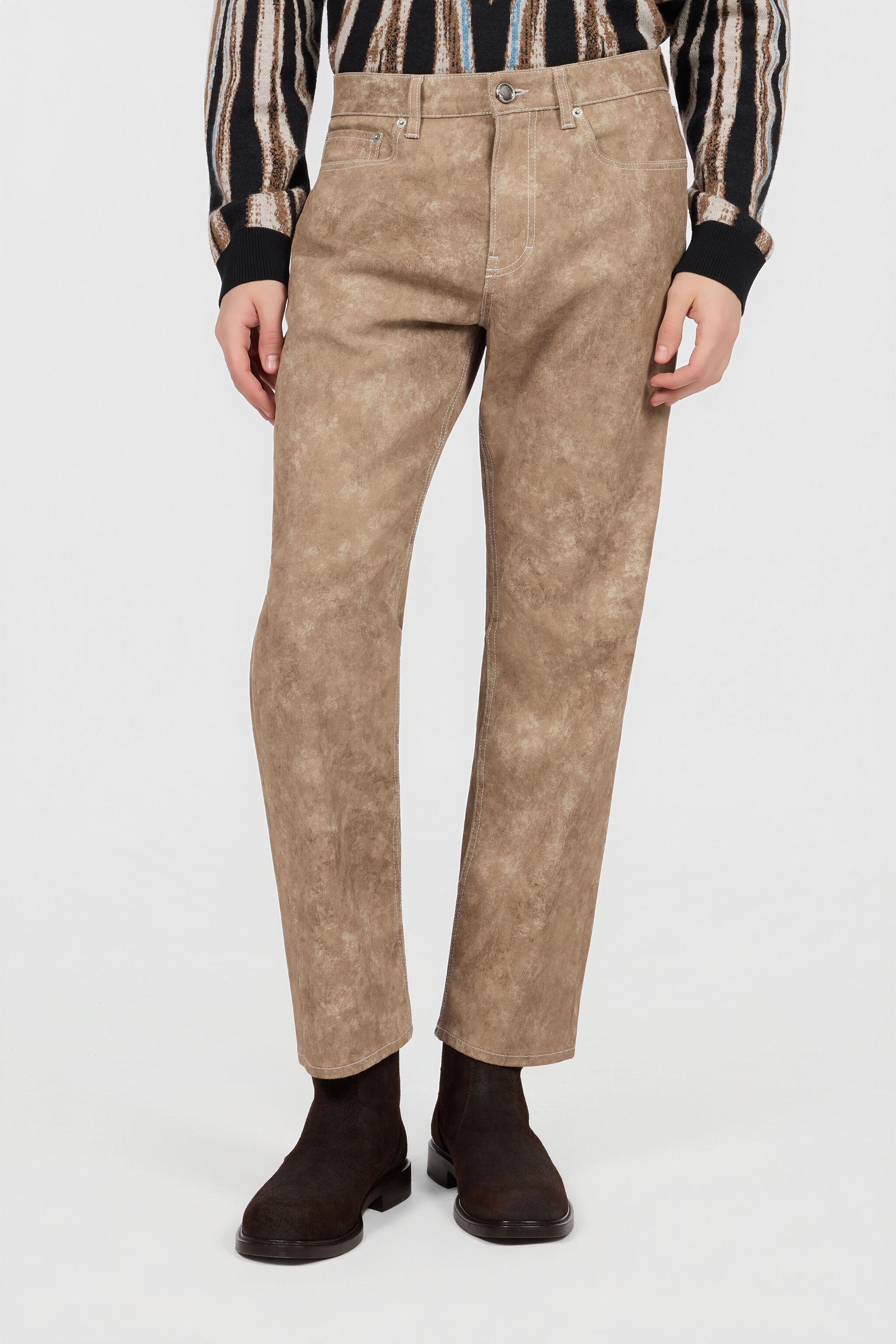 RC Denim in Cotton with Regular Fit RC Denim in Cotton with Regular Fit ECRU' XNJ215-DE003