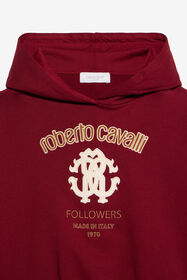 JU Cavalli Hoodie in Rubinrot BORDEAUX XJT66Z-CF007
