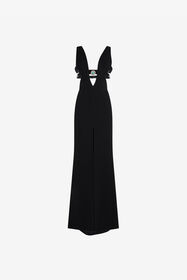 RC Cut-Out Maxi Dress Black RKT103-WR013