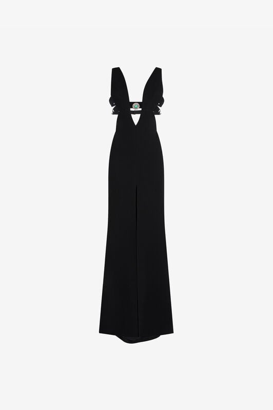 RC Maxi-Kleid mit Cut Outs RC Maxi-Kleid mit Cut Outs Schwarz RKT103-WR013