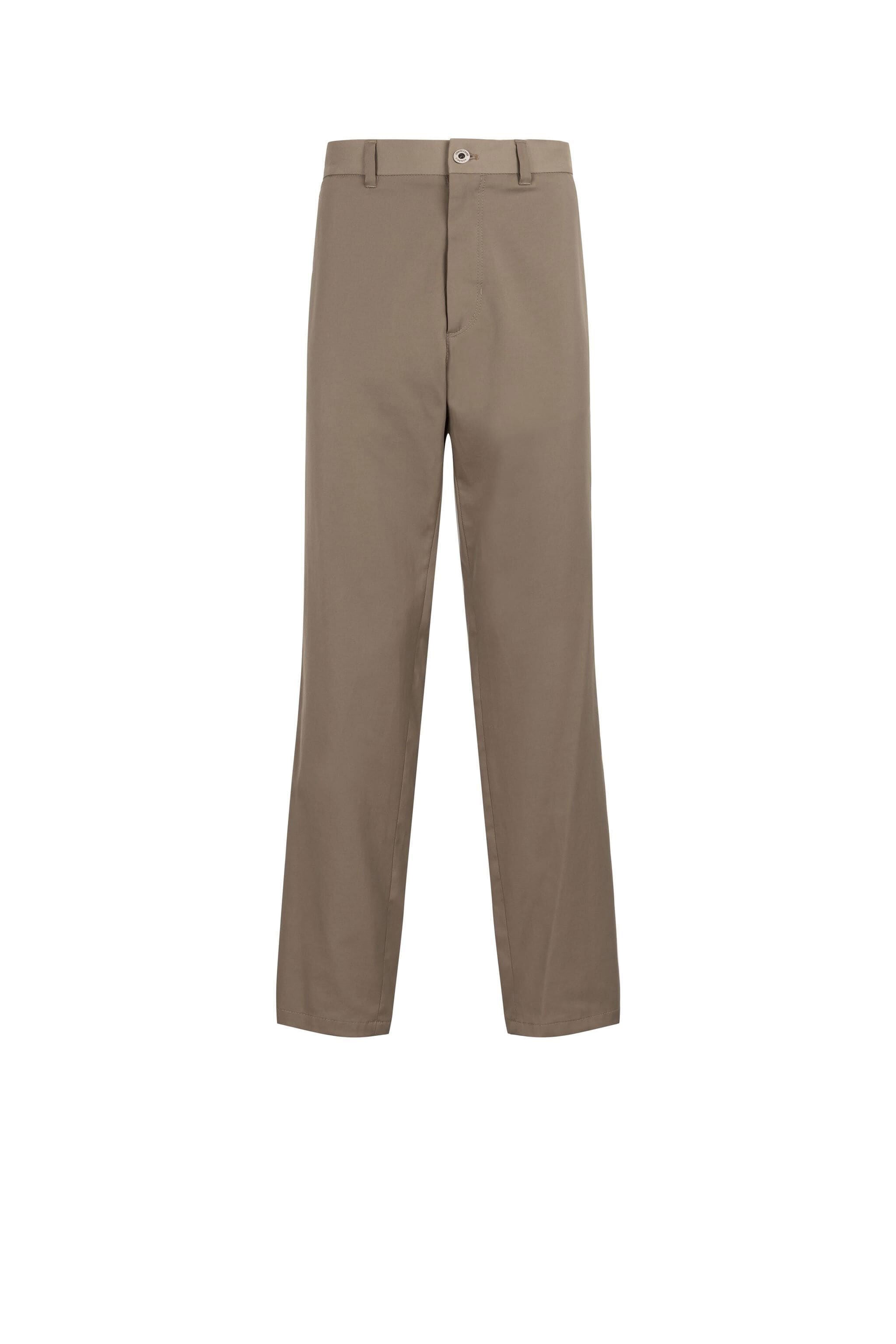 RC Zip-Embellished Chinos KHAKI INT203-FN051