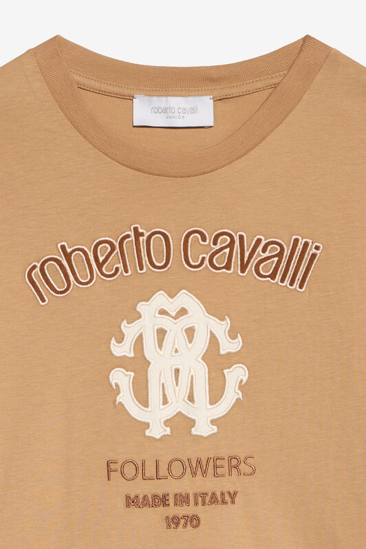 JU T-Shirt with Logo JU T-Shirt with Logo BEIG.MARZ. XJT61B-JD001