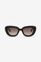 RC Sunglasses with wide bold cat-eye front SHINY BROWN/YELLOW H UALD02-ID197