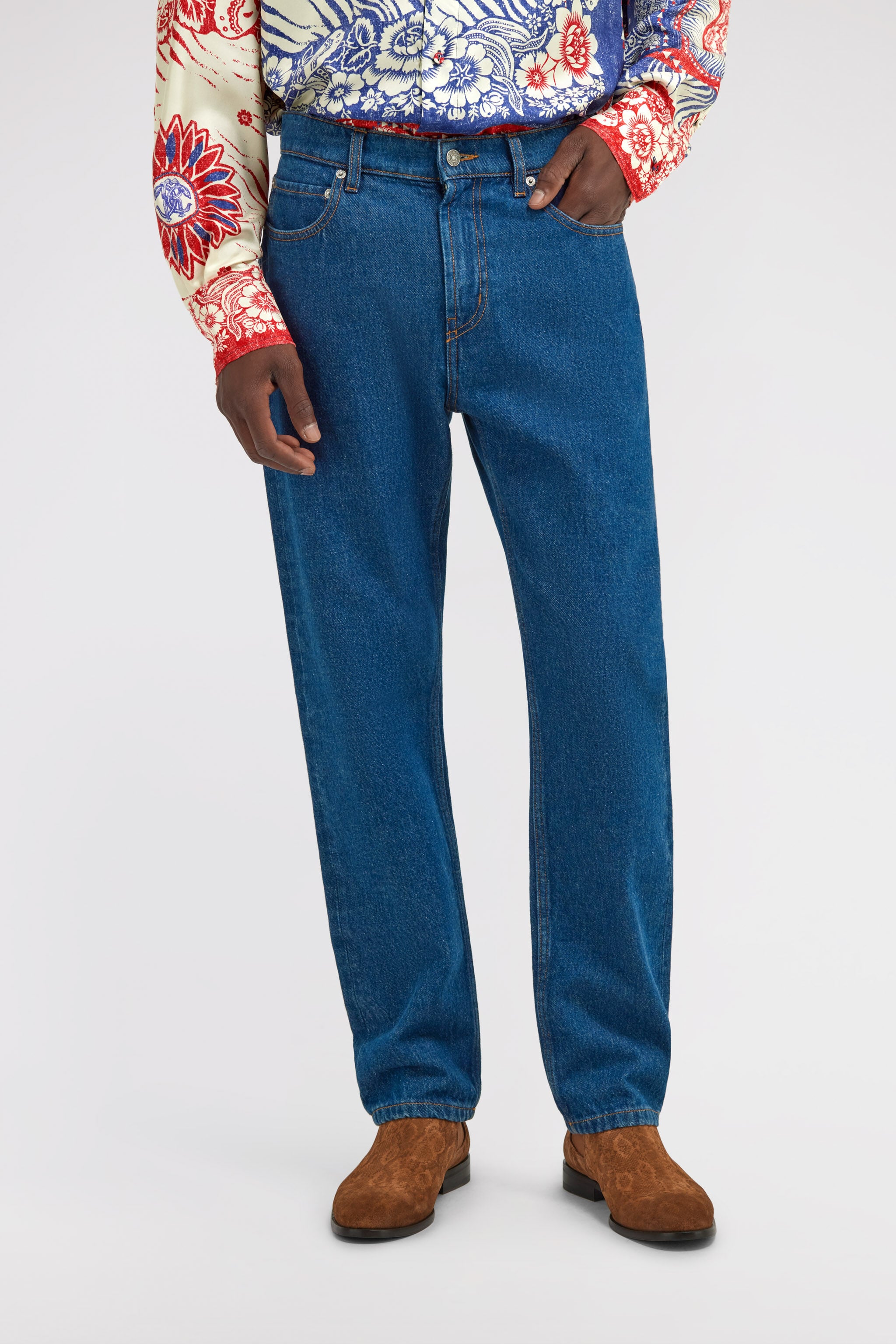 Classic Jeans in Blue for Men | Roberto Cavalli®