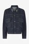 RC Veste En Denim Avec Clous Et Pierres RC Veste En Denim Avec Clous Et Pierres Bleu foncé VRJ476-VT025