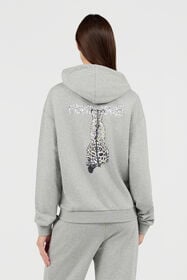 RC Grauer Zip-Hoodie GREY MELANGE TOT66A-CF004