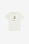 JU T-shirt en coton avec logo MILKY WHITE VJT62B-JD001
