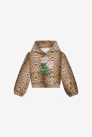 JU Hoodie mit Leoparden- und Blumenstickerei JAGUAR XJT66Q-5OS60