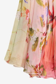 JU Miami Flowers Print Dress GREEN/FUXIA WJT11I-CTR64