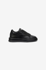 RC Black Snake-Embossed Sneaker With Monogram RC BLACK SOS00E-PZ004