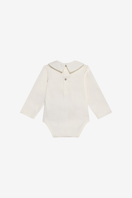 JU Eleganter, zweireihiger Baby-Body IVORY XJT61N-JD005