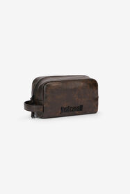 JC Brown Beauty Case With Wrist Strap BRUNETTE VFB004-VF536