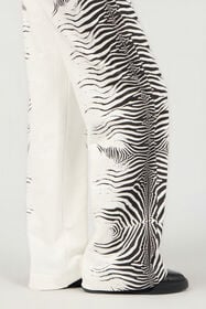 RC Zebra Print Trousers WHITE/BLACK ZEBRA SOT20I-CF050