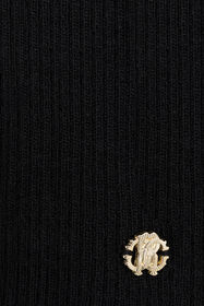JU Pull à ornement RC Monogram Noir RJM003-WD005
