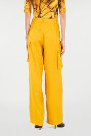 RC Pants With All-Over Mirror Snake Monogram Yellow VKT202-RK010