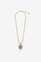 RC Collier pendentif serpent et perles RC Collier pendentif serpent et perles GOLD/IVORY/CRYSTAL WQG001-AM127