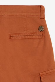 JU Bermudas De Algodón Color Óxido RUST WJT22H-CE035