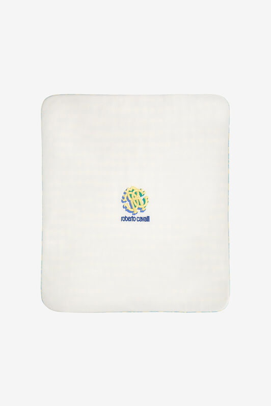 JU Manta para bebé con estampado de logo JU Manta para bebé con estampado de logo Verde claro SJT804-JFI67