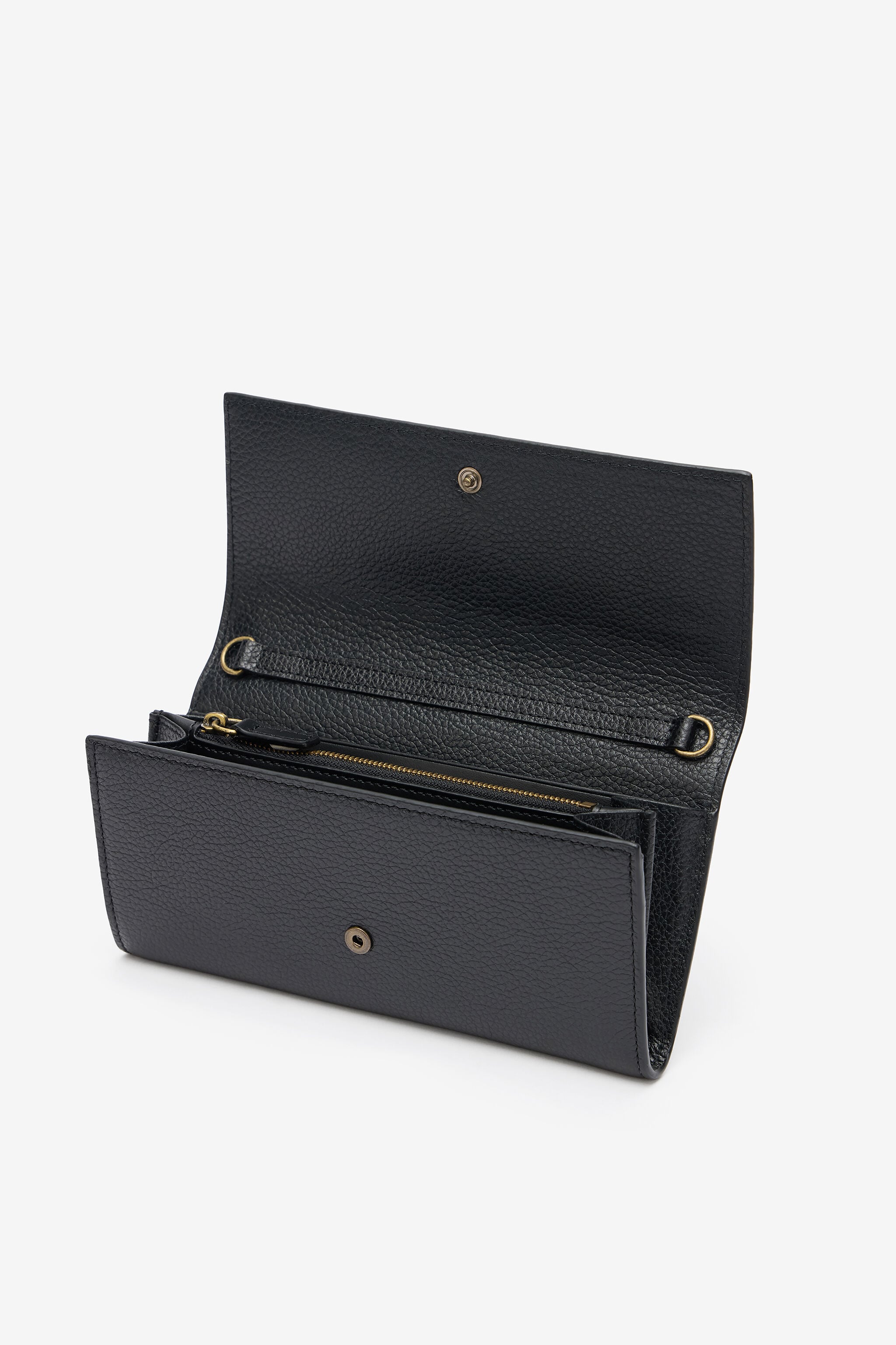 RC Black Wallet On Chain with Monogram RC RC Black Wallet On Chain with Monogram RC BLACK QOA00D-PZO37